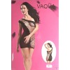 CATSUIT CROCHET LENJERIE INTIMA SEXY DAMA BODYSUIT BABYDOOL FEMEI SENZUALE - COD 8872