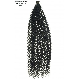 EXTENSII PAR AFRO CROCHET BRAIDS BUCLE LEJERE SINTETIC BRAZIL IMPLETITE NATURAL  REZISTA DUREAZA CULORI MODEL 