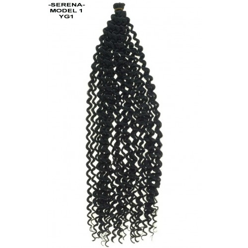 EXTENSII PAR AFRO CROCHET BRAIDS BUCLE LEJERE SINTETIC BRAZIL IMPLETITE NATURAL  REZISTA DUREAZA CULORI MODEL 