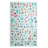  FOLIE ABTIBILDURI UNGHII STICKERE - X ABTIPILDURI MODELE STICKERE APA DECOR FLORI IEFTIN DA BUN