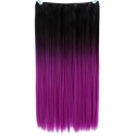 EXTENSIE 60 CM, 5 CLIP ON OMBRE - PURPLE TLT PURPLE