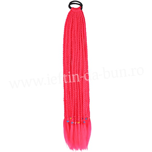 COZI CU 12 SUVITE IMPLETITE DIN PAR AFRO IMPLETITA 60 CM SINTETIC NATURAL COADA CODITE