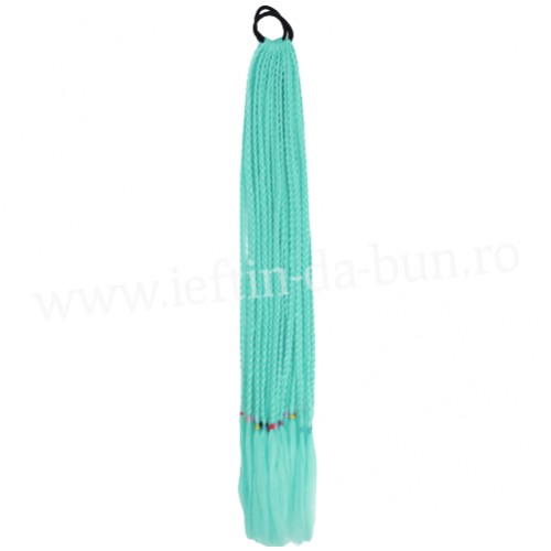 COZI CU 12 SUVITE IMPLETITE DIN PAR AFRO IMPLETITA 60 CM SINTETIC NATURAL COADA CODITE