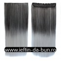 EXTENSIE 60 CM, 5 CLIP ON OMBRE - PURPLE TLT PURPLE