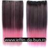 EXTENSIE 60 CM, 5 CLIP ON OMBRE EXTENSII PAR CLAME CLEME NATURAL 