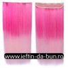 EXTENSIE 60 CM, 5 CLIP ON OMBRE EXTENSII PAR CLAME CLEME SINTETIC 
