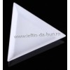 TAVITA PLASTIC TRIUNGHIULARA PENTRU STRASURI MARGELE DECORATIUNI ALBA TAVITE UNGHII ORNAMENTE 