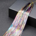 FIRE STRALUCITOARE GLITTER TINSEL - NEGRU