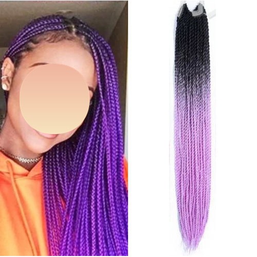  CODITE PAR SENEGALESE THIN CROCHET BRAIDS 60 CM 30 BUC BOX SINTETIC COADA COZI 