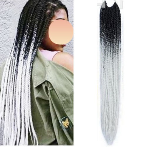  CODITE PAR SENEGALESE THIN CROCHET BRAIDS 60 CM 30 BUCIMPLETITE IMPLETITURI AFRO