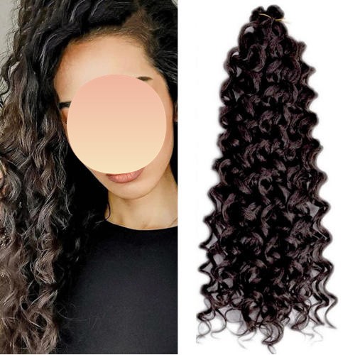 HAWAII extensii afro brazil crochet braids par sintetic impletituri bucle drept onduleuri coada codite impletite