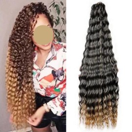 EXTENSII CROCHET PAR SINTETIC CRET BUCLE IGLITA ANDREA IMPLETESTE  OCEAN WAVE 75 CM - T1B_27 - EBM