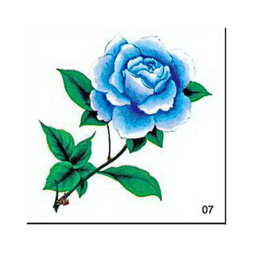 TATUAJE TEMPORARE 5X5CM 003/7 Flori Tatuaj Temporar Autocolante Pentru Umăr Brațul 