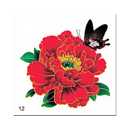 TATUAJE TEMPORARE 5X5CM 003/12 tatuaj temporar pentru bride culoare argintiu 5x5cm pentru piele 