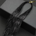 FIRE STRALUCITOARE GLITTER TINSEL - GALBEN