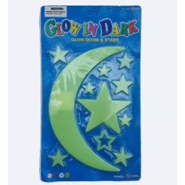 20 SETURI LUNA STELE FOSFORESCENTE PENTRU TAVAN CAMERA STELUTE