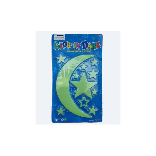 20 SETURI LUNA STELE FOSFORESCENTE PENTRU TAVAN CAMERA STELUTE