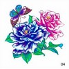 TATUAJE TEMPORARE 5X5CM 003/12 tatuaj temporar pentru bride culoare argintiu 5x5cm pentru piele 