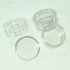 1000 BUC - CUTII PLASTIC TRANSPARENT CU CAPAC 2 ML ENGROS