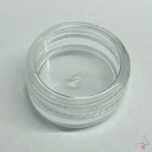 Set 20 Recipiente Plastic transparent cutie cutiute plastic 3 ml capac